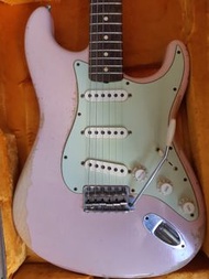 Fender Custom Shop 1960 Stratocaster Relic Shell Pink With Matching Headstock !