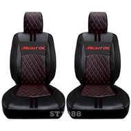 ชุดหุ้มเบาะรถยนต์ TOYOTA MIGHTY-X [ลาย 9] หนังพรีเมียม สไตล์ Exclusive ปกป้องเบาะเดิมเต็มประสิทธิภาพ
