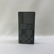 LV BRAZZA棋盤格長夾