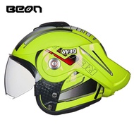 BEON B702 Flip up Helmet motosikal Helmet Modular beon kembali somersault Moto Casque Casco ECE dilu