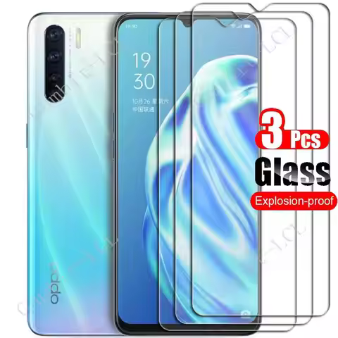 3PCS Tempered Glass For OPPO F15 6.4" OPPOF15 A91 Reno3 A Reno3A Reno 3 A 91 CPH2001 CPH2021 CPH2043
