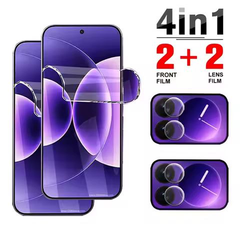 4IN1 Hydrogel Film For Xiaomi 17 Pro Max Camera Lens Screen Protector For Xiaomi 15T 15 14 13T 13 12