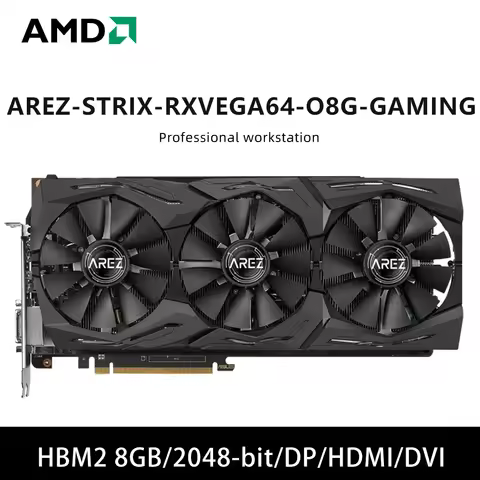 ASUS AREZ STRIX RXVEGA64 O8G GAMING & ROG STRIX RX570 04G GAMING & ROG STRIX RX5700 O8G GAMING & RX5
