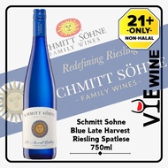 Schmitt Sohne Blue Late Harvest Riesling Spatlese 750ml 100% Duty Paid Authentic Sweet / White Wine