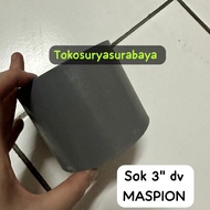 MASPION sok 3" dv - socket 3 inch sok 3 inch sok pipa 3" sambungan pipa lurus 3" sambungan pipa 3" m
