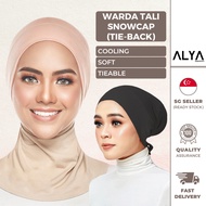 Warda Tali Snowcap Tie Back ( Alya Apparels / Breathable / Cooling / Tudung / Underscarf / Hijab / I