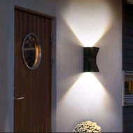 Lampu Dinding Modern Minimalis Lampu Pagar Lampu Teras 2 ARAH  6 watt