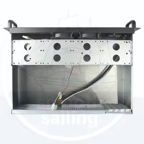 19-inch Standard Rack-mounted 2U Industrial Control Computer Case Silent Horizontal Computer Server