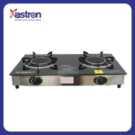 ┇❃Astron MAXHEAT2 Double Burner Ceramic Gas Stove with Tempered Glass Top | Infrared Burner
