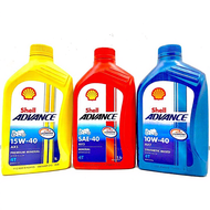 SHELL ADVANCE 4T AX3 AX5 AX7 SAE40 10W40 10W50 15W50 ENGINE OIL MINYAK HITAM LIQUI MOLY