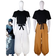 Manmei Jujutsu Kaisen Fushiguro Toji Cosplay Top Pants Costume Set Anime Uniform Suit Halloween Part