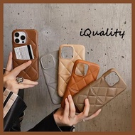 Merad Color Series Lychee Leather Card Phone Case iPhone 17 16 15 14 Pro Max i15 i16 i17 Protective