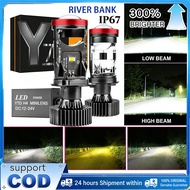 H4 Mini PJECTOR PROJIE Y7D SUPER BRIGHT/ 2PCS Y7D Car and Motorcycle Led Lights H4 /Biled Mini Y7D S