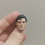 1/12 Superman Christopher Reeve Head Sculpt Model Fit For 6'' Male Mezco Action Figure Toys