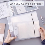 Binder Horizontal A4 Storage Folder Storage Book B5 Transparent Folder Horizontal Style Photo Album 
