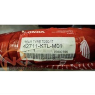 Ex5/ Ex5 Dream Rear Tyre (IRC) 70/90-17 Tayar Belakang (Bunga asal motor) 100% original Honda (Stock