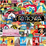 Retro hotel world landmark Rimowa rimowa luggage suitcase scenery classic building waterproof sticker