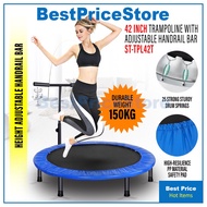 BPS Trampoline 42 Inch with T Handle Non-Foldable Fitness Slimming Anti Stress Rebounder Bounce Jumper TPL40 TPL42T