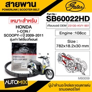 สายพาน HONDA SCOOPY i / ICON (108cc) POWERLINK SCOOTER BELT สายพานมอเตอร์ไซค์ อะไหล่มอไซค์ อะไหล่แต่