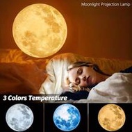 3 Interchangeable Pattern LED Planet Projector Light, Portable LED Planet Moon Projector Light, USB 