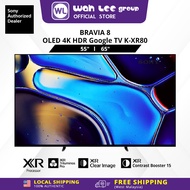 SONY BRAVIA 8 55" 65" Inch K-XR80 XR Processor OLED 4K Ultra HD High Dynamic Range (HDR) Smart TV (G