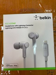 Belkin入耳式耳機Lightning 接頭