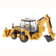 New

 Diecast 1:87 DM CAT 450E Loader Backhoe Engineering Alloy Model Decoration Souvenir Ornaments 