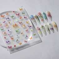 [Meow.Sensei] Iron 3D New Craft Thin Tough Nail Sticker Thin Transparent Adhesive Cartoon Jelly Glue Manicure Sticker M113