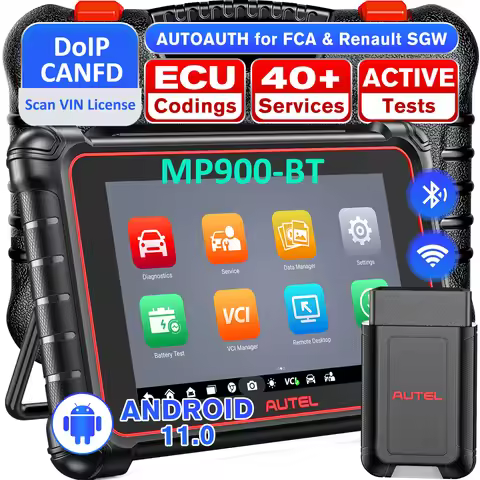 Autel MaxiPRO MP900-BT ECU Coding Automotive Diagnostic Tools MP900BT DoIP/CAN FD OBD2 Car Scan Tool