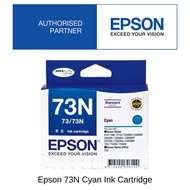 Epson 73N Cyan Ink Cartridge 73 C79 C90 C110 CX3900 CX5500 CX5900 CX6900F CX7300 CX8300 C9300F T10 T