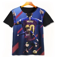 Kids Football T-Shirt - Cute 3D Football T-Shirt - Lionel Messi Football Printing T-Shirt LM-2-desig