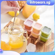 INTR Summer Ice Tray Home Self Made Ice Box Refrigerator Large Ice Cubes Mold With Cover Ice Box Ice Tray