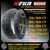 TAYAR FKR RS168 17" 70/90-17 80/90-17 90/80-17 110/70-17 120/70-17 DRY & WET CONDITIONS TYRE