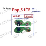 C9VI &For Tecno Pop 5 LTE BD4 BD4i BD4A Original/Copy USB Charger Charging Port Board Dock Plug Sock