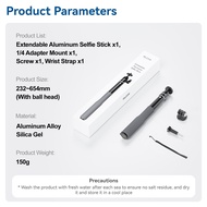 Telesin Selfie Stick Không Thấm Nước Divng Floaty Monopod 360 ° Xoay đầu bi Ảnh Tự Sướng Thanh Cho G