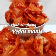 TERLARIS KERIPIK PEDAS MANIS/KERIPIK SINGKONG BELADO PEDAS MANIS