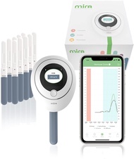 Quanovate Tech Mira Fertility Plus Tracking Monitor Kit with 10 Estrogen + LH Ovulation Test Wands and Connected App, Patented Smart System Predicts Ovulation with Actual LH and E3G Concentrations MIRA PLUS KIT ESTROGEN + LH