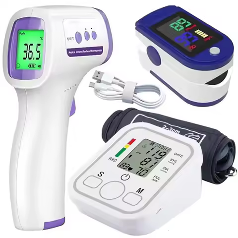 Tensiometer Heart Rate Pulse Meter BP Monitor Digital Arm Blood Pressure Cuff Medical Automatic Tono