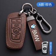 Leather Smart Car Key Case Cover Remote Fob Holder Shell Keychain Protector For BMW F20 F30 G20 F31 F34 F10 G30 G05 X6 F11 X3 F25 X4 X5 I3 M3 M4 1 3 5 7 Series