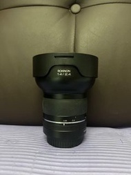 少有 新淨靚仔 Samyang Rokinon Premium XP 14 14mm F2.4 Canon EF Mount 高像素 同8K 視頻製作