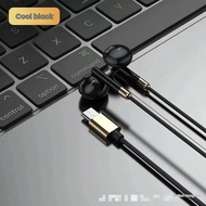 Chip kỹ thuật'số Type C 3,5 mm hoàn toàn tương thích với loa gốm Tai nghe nhét tai có dây cách âm Hi