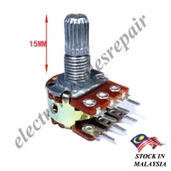 WH148 Double Potentiometer / Variable Resistor 15MM B1K B2K B5K B10K B20K B50K B100K B250K B500K B1M