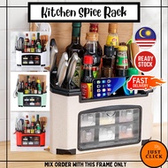 Bekas Rempah Ratus Bekas Barang Dapur Kotak Letak Botol Sos Kicap Kitchen Spice Rack Organizer