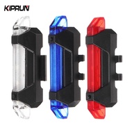 KIPRUN Bicycle Light  USB Rechargeable Waterproof Rear Tail Light Bike Cycling Light Bike Lamp Warning  Flash Light
