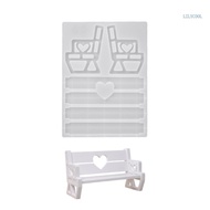 【CH】 Decorative Silicone Heart Chair Mould Jewelry  Craft Accessory Holder