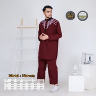 SETELAN BAJU KOKO BORDIR SETELAN GAMIS PRIA DEWASA TERBARU/ BAJU DAN CELANA KOKO TERLARIS