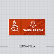 Dakar Vinyl Sticker | Saudi Arabia Outdoor Ready Vinyl Sticker
