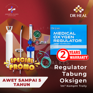 Regulator Oksigen Medis Original Alat Pengatur Tekanan Tabung Oksigen Onemed Klinik Rumah Special pr
