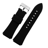 22mm Silicone Rubber Strap Men Black Blue Sport Waterproof  Wrist Bracelet for GUESS Watch Band W0247G3 W0040G3 W0040G7 Series