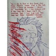 anime poster A5 / re zero poster A5 / anime drawing A5 / traditional art